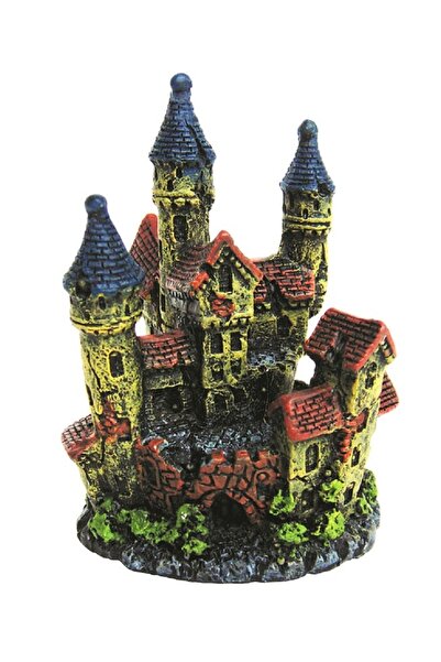 HAPPET Decor Pentru Acvariu, Castel, 4.5x4.5x6.5 cm, R008