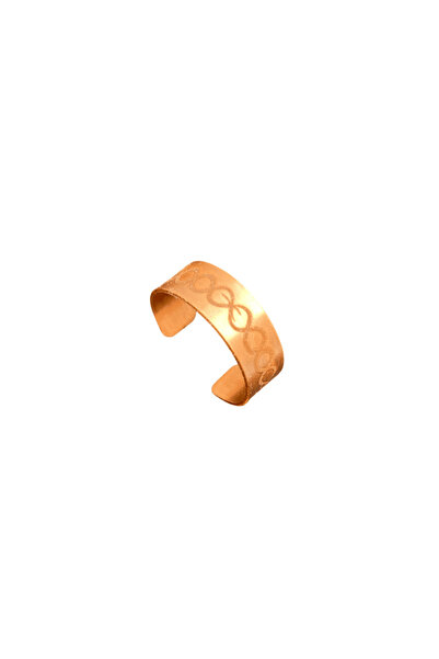 FM Handmade Stylish Infinity Chain Motif Thick Copper Ring – Adjustable Elega...
