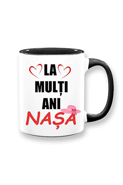 OEM Cană personalizată cu mesajul „La mulți ani, nașă”