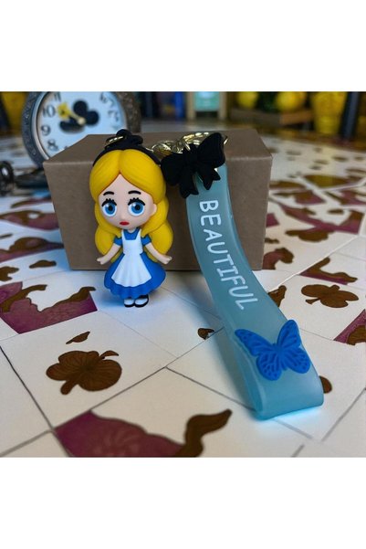 ÇERÇİ MELEK Alice Character Keychain and Bag Ornament