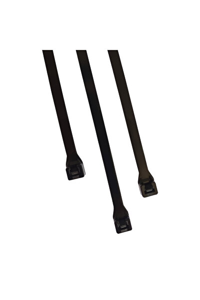 Other Cleme de cablu 2.5x100mm negre - 100 buc