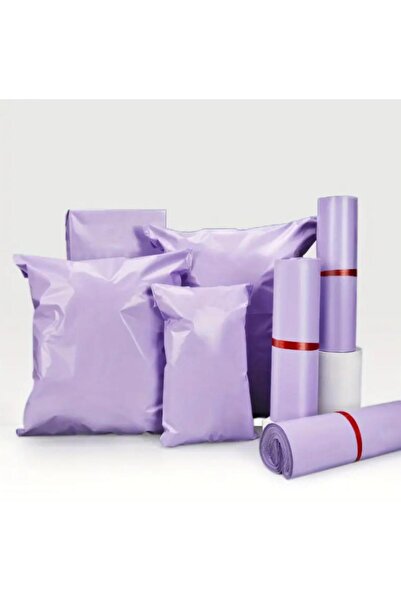 iğne izi Kargo Poşeti, E ticaret Poşeti, Paketleme Poşeti, Cepsiz Kargo Poşeti, Lila 38X52 (100 Adet)