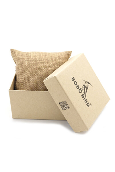 Bobo Bird Men's Watch Wooden Quartz Analog Chronograph Date Display Casual Business