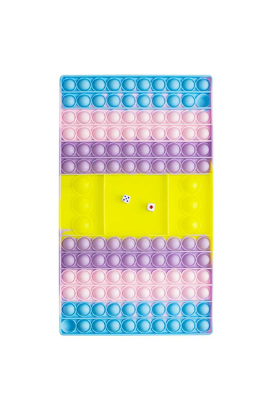 DanyCris Jucarie Senzoriala, Antistres, Curcubeu, 32,5x19x1,5 Cm - Joc Cu Zaruri