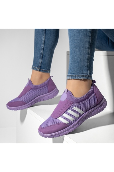 Modlet.ro Espadrile sport mov pentru femei cu talpă groasă MOD13181