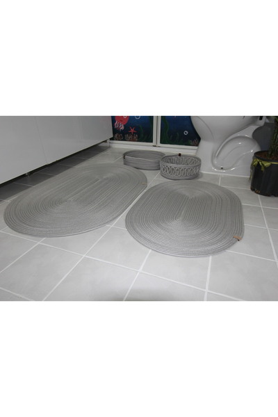 fa collection desing Jute, Bathroom Set, Bath Set, Bath Mat, Mat Set, Makeup Basket, Detergent