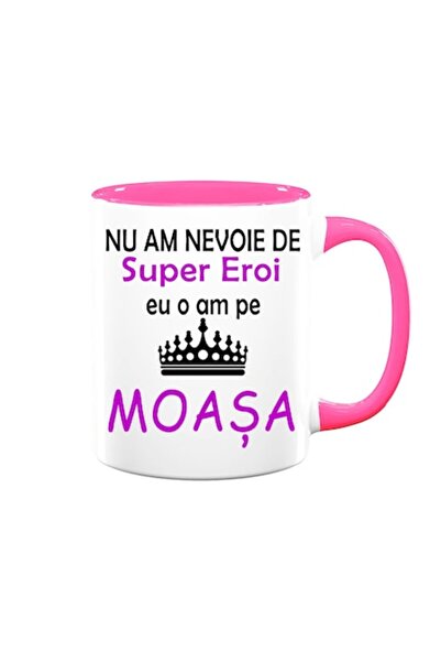 OEM Cană personalizată pentru moașă cu mesajul: „Nu am nevoie de supereroi”, ...