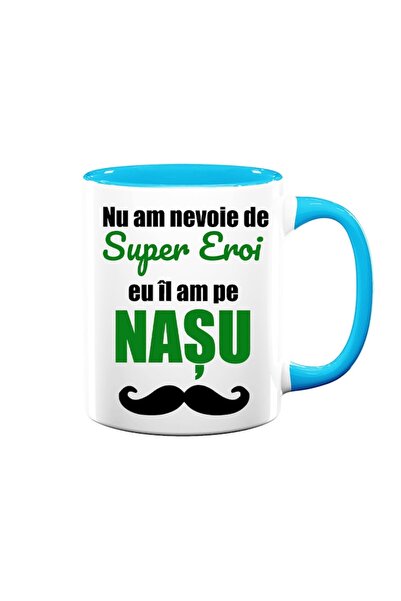 OEM Set 2 personalized mugs for godparents with message: 'I don't need superheroes...', Betaprint, Model