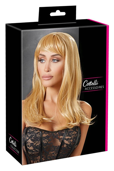 Other Cottelli ACCESSOIRES - Perucă blondă dreaptă, până la umeri