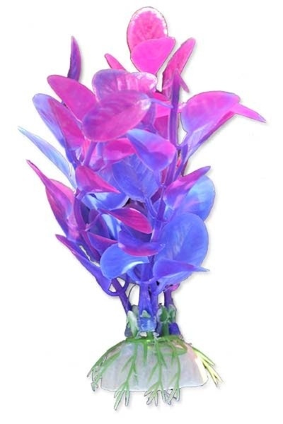 HAPPET Planta artificiala Pentru Acvariu, Blister, 10 cm, Violet/Roz, 1B04