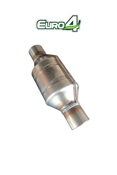 Universal Euro 4 Yuvarlak Katalitik Konvertör Katalizör (1.6 motora kadar uyumlu – muayene garantili)