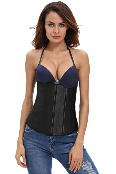 WildFashion Latex corset with multiple closures B520-1