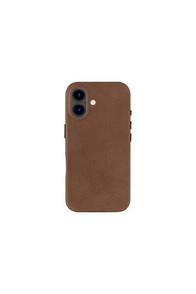 dbramante1928 Husă de protecție din piele pentru iPhone 16, Roskilde, maro
