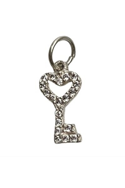 Bibilel Pandantiv din argint 925, model cheie cu pietre