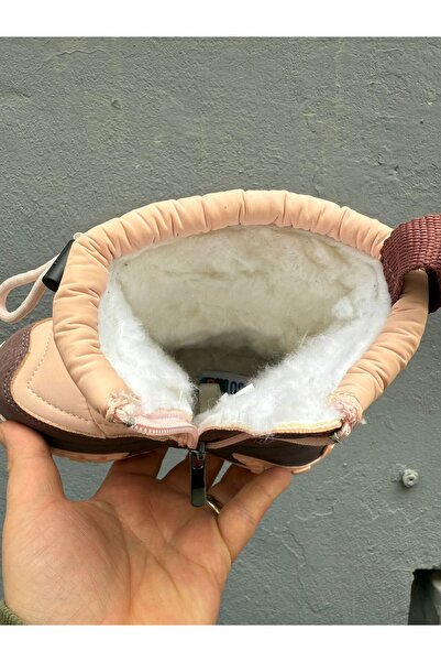 Marco Kids KÜRKLÜ ÇOCUK KAR BOTU, KAYDIRMAZ TABAN, SUYA VE SOĞUĞA DAYANIKLI