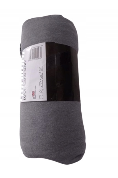 Other Jersey cotton fitted sheet 160x200 light gray