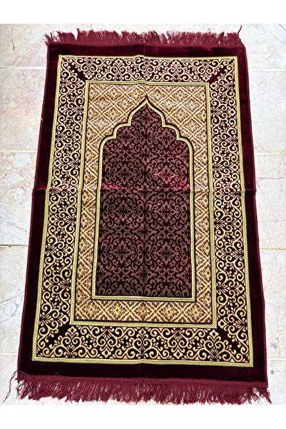 GÜRLEK TEKSTİL Velvet Prayer Rug Luxury - Dodye Prayer Rug Gürlek