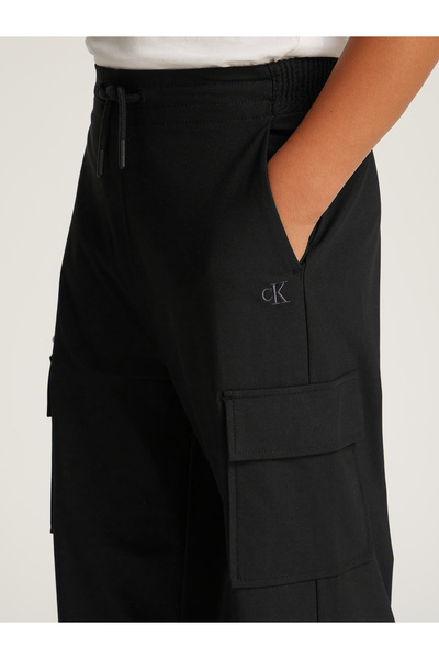 Calvin Klein Boys Black Dry Knit Skater Pants