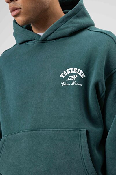 VAMOSCLO oversized Πλενόμενο φούτερ Boxy Fit με κουκούλα Nefti