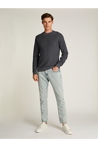 Calvin Klein Men India Ink Washed Raglan Cotton Sweater