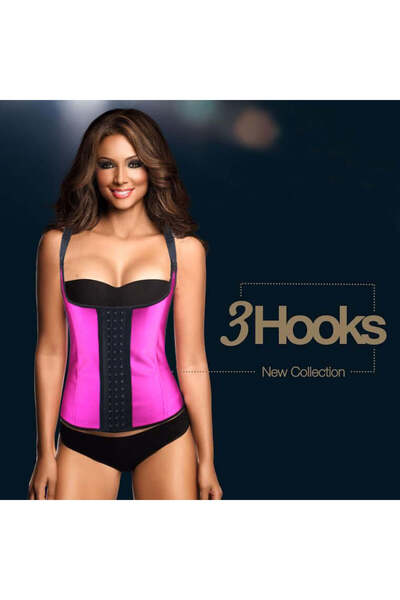 WildFashion Vest-type corset with front button closure M365-55