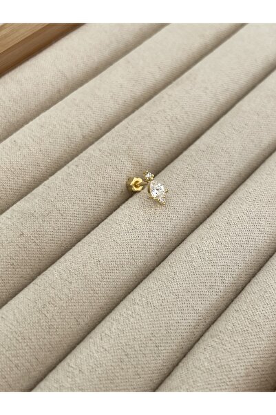 Sade Accessory Köşeli Taşlı Piercing
