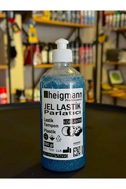 HEİGMANN YENİ Simli Jel Konsantre Lastik Parlatıcı 500 ML (600 GR)