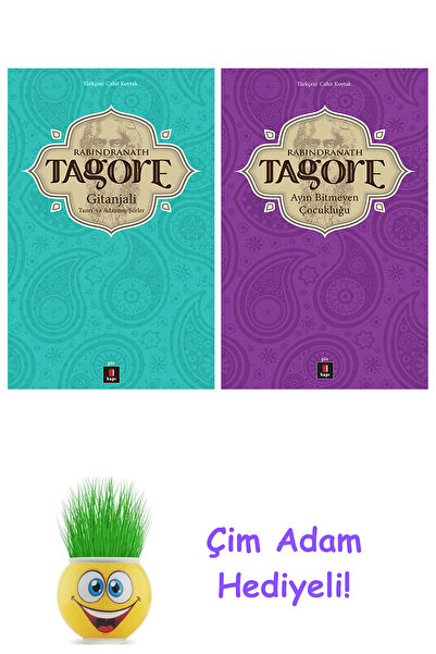 Kapı Yayınları Rabindranath Tagore 2 Kitap Seti + Çim Adam Hediye