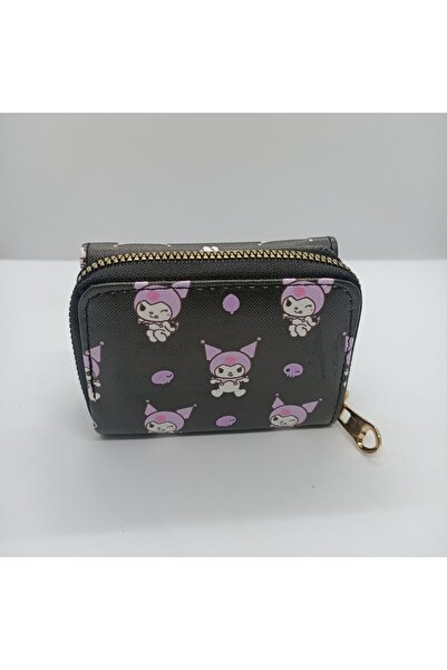 Huzurlu Adımlar Kuromi Patterned Children's Wallet