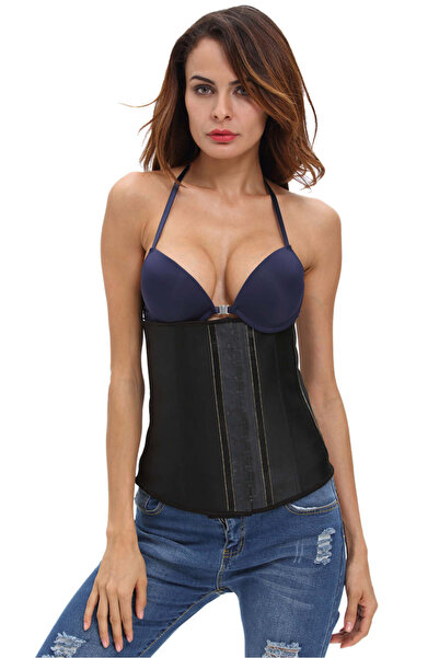 WildFashion Latex corset with multiple closures B520-1