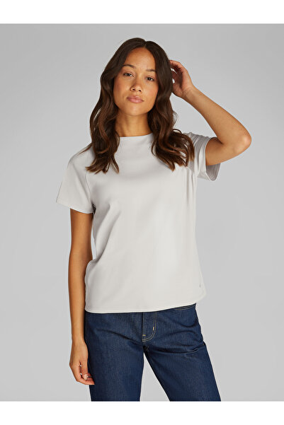 Calvin Klein Women Silver Lining Liquid Touch Modern Fit Tee