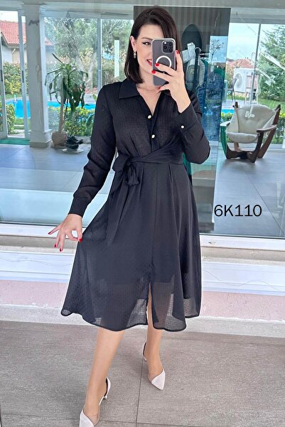 İnce Topuk Yandan Bağlamalı Jakarlı Saten Elbise 6K110