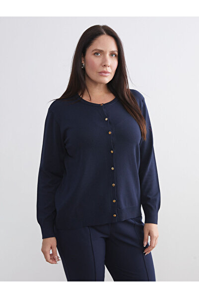 LC Waikiki Sparkling Selections from Shining Store |   Crew Neck Women's Knitwear Cardigan