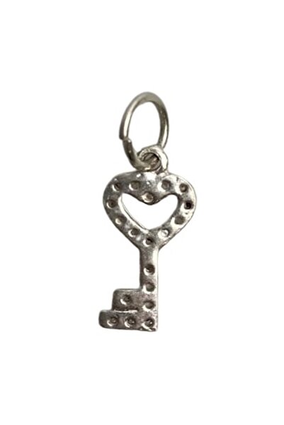 Bibilel Pandantiv din argint 925, model cheie cu pietre