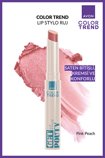 AVON Color Trend Lip Stylo Ruj - Pink Peach