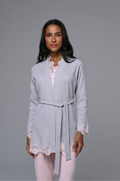 Marilyn Club Lace Dressing Gown Women's Pajamas Set 3 Pieces