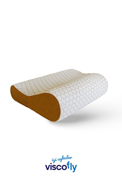 Viscofly Orthopedic Visco Pillow with Neck Support 60X40X12 cm – Ice System C...