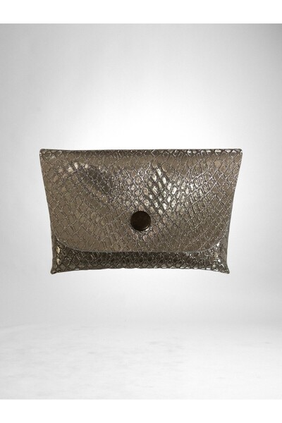 KumaşEvi Yılan Desenli Simli Mini Kartlık Cüzdan – Para Kesesi, Kart Tutucu, ...