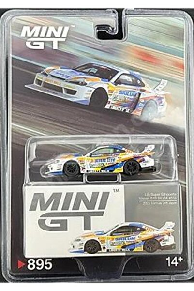 mini gt Nissan LB-Super Silhouette S15 SILVIA #555 2023 Formula Drift Japan 895 BL