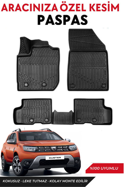NewwayStore Dacia Duster 4X4 2018-2019-2020-2021-2022 Model Araca Özel Havuzl...