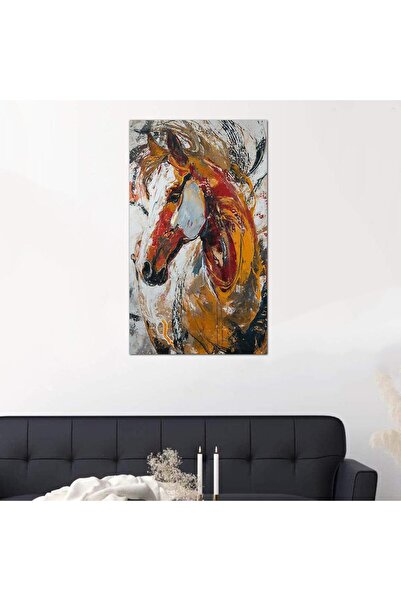 Generic لوحه جداريه مودرن رسمة خيل - ٢٤٥١٠