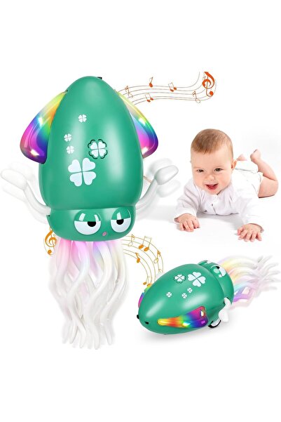 Twisoo لعبة سلطعون زاحف إلكترونية قابلة لإعادة الشحن - جهاز استشعار عوائق موس...