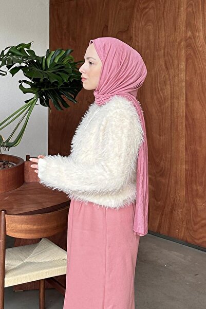 lamelif Bearded Cardigan Ecru