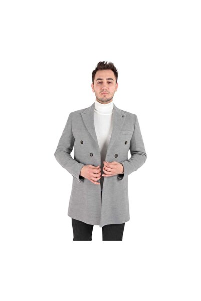 Brango Ανδρικό παλτό με διπλό στήθος