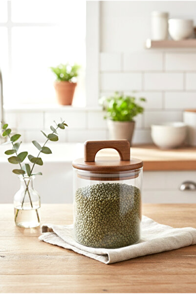 FH finehome Deny Akasya Kapaklı Saklama Kabı 850ml