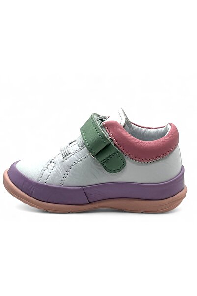 Perlina Leather Orthopedic Sole Baby Girl First Step Shoes