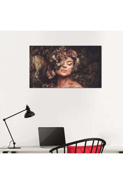 Generic لوحه جداريه مودرن رسمة إمرأه - 24141