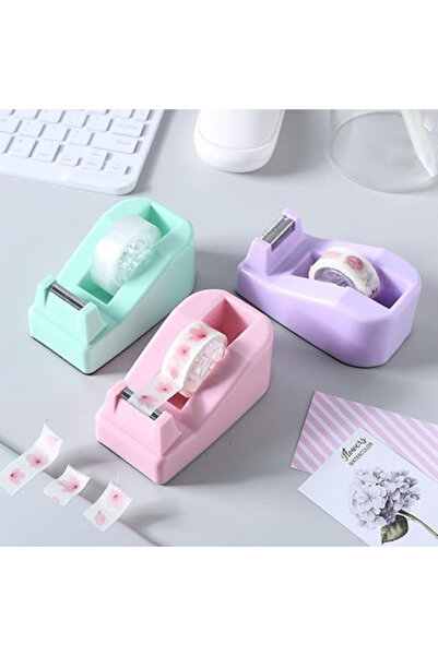 Ark Mini Yapışkan Bant Rulo Kesme Aleti, Doldurulabilir 18x20 mm Ev Okul Ofis...