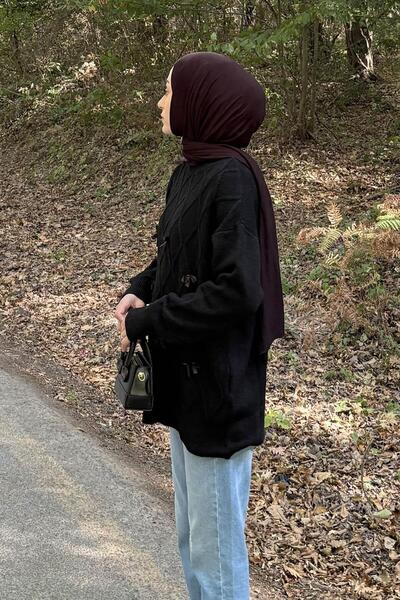 lamelif Ribboned Knitwear Sweater Black