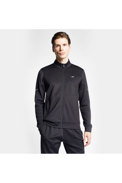 Lescon 25s-1249-25n Top cu fermoar pentru bărbați, negru 25nteb001249-633